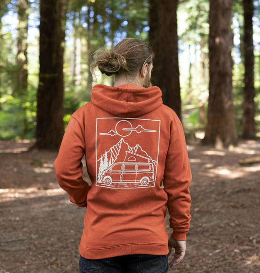 Van Life Back Print Pullover Hoodie