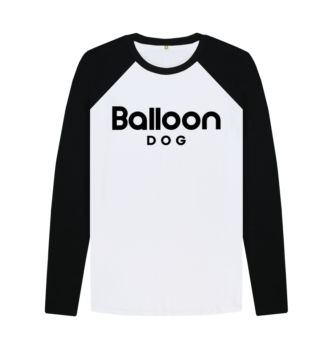 Black-White Long Sleeve Black And White T-shirt