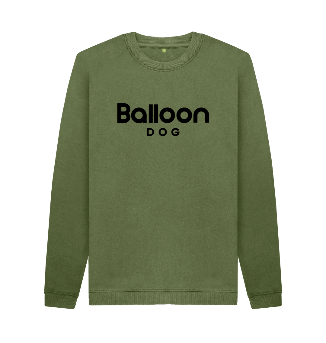 Khaki Printed Sweater Front