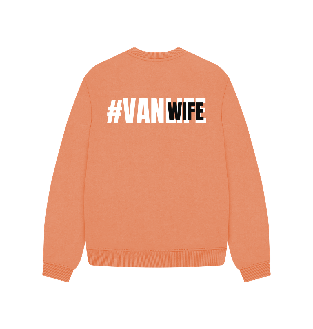 #Vanwife Oversized Crew Neck Sweatshirt