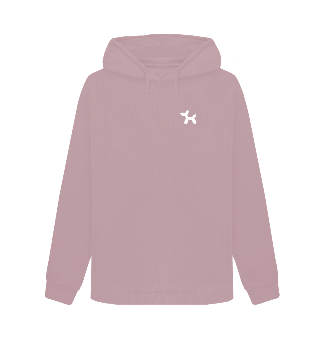 Mauve Your Adventures Back Print Pull Over Hoodie