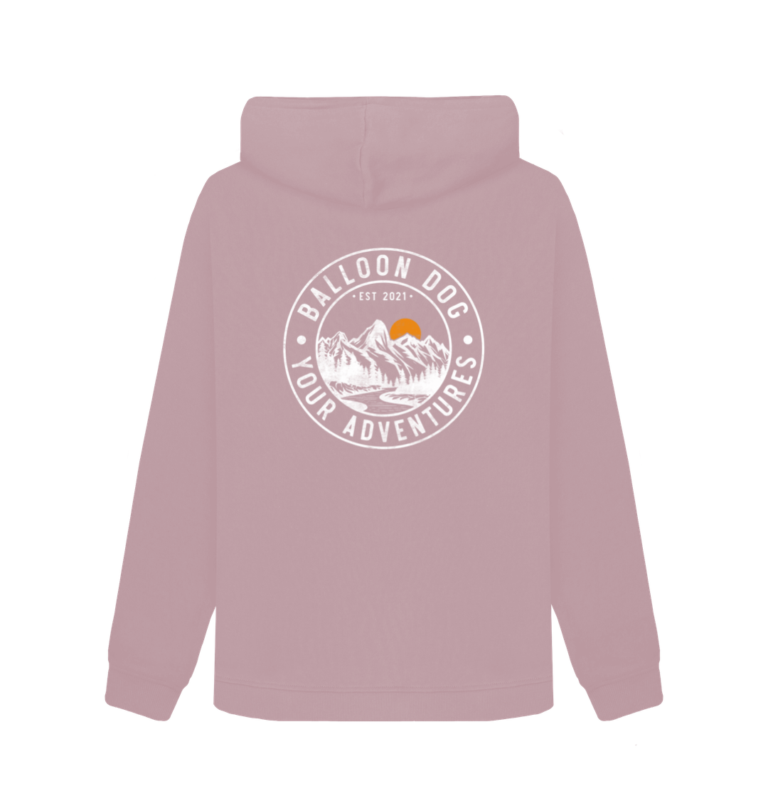 Your Adventures Back Print Pull Over Hoodie