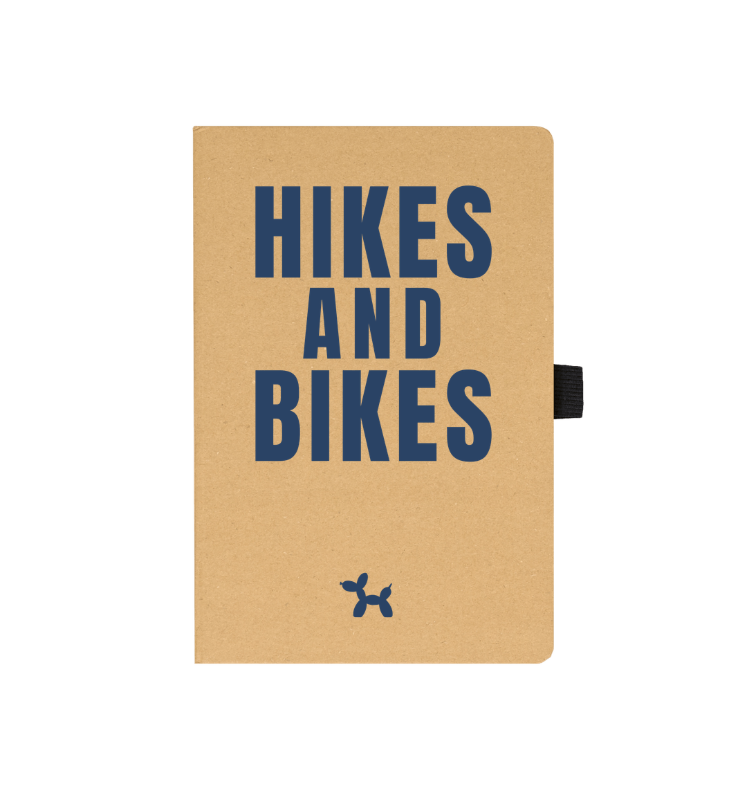 Kraft Hike And Bikes Recycled Notebook