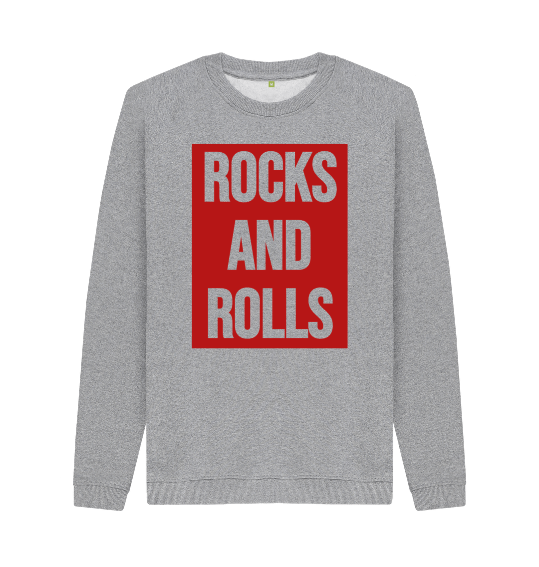 Light Heather Printed Sweater Front