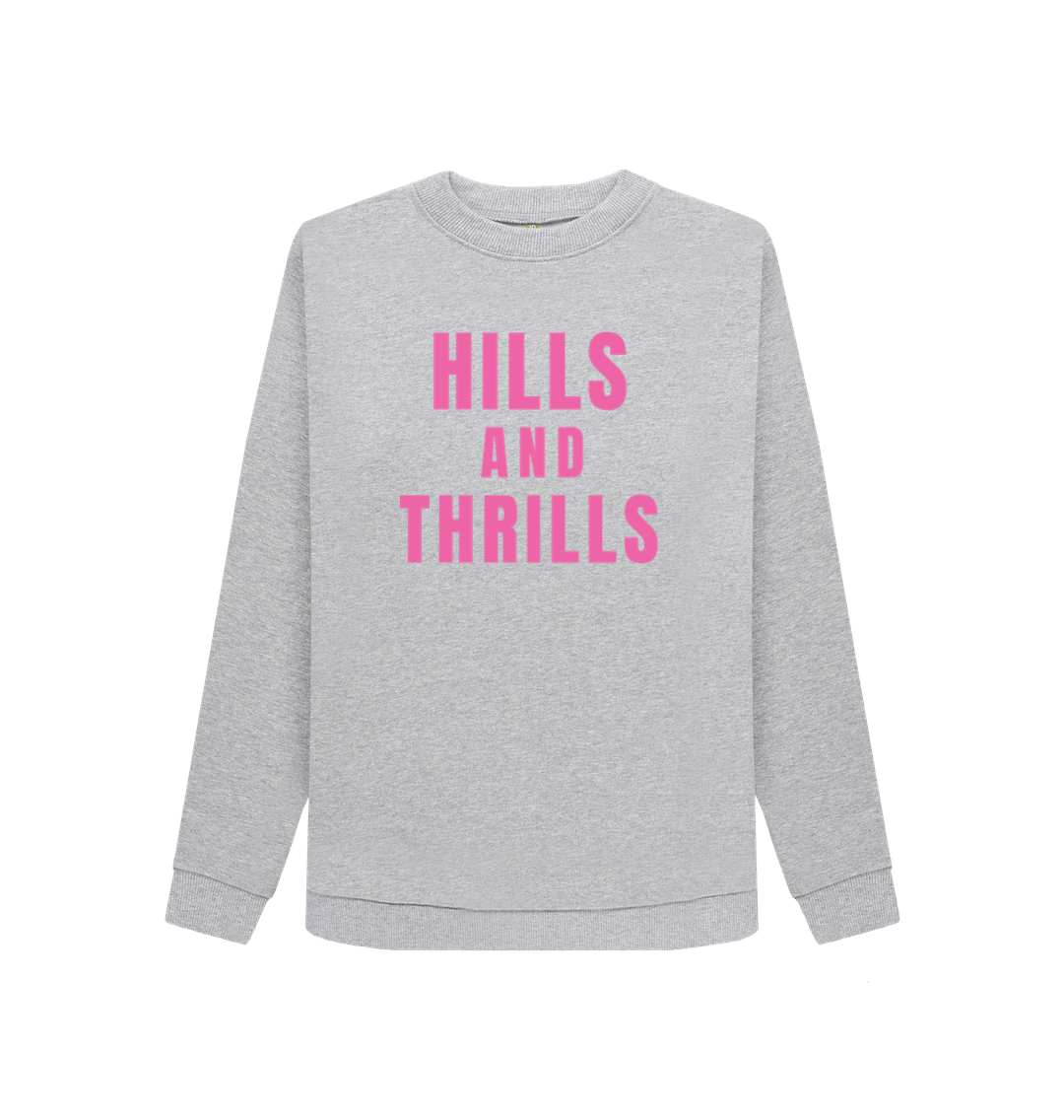 Light Heather Printed Sweater Front