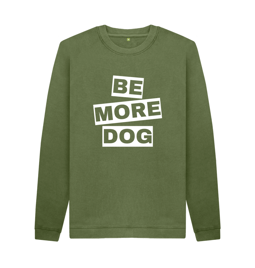 Khaki Printed Sweater Front
