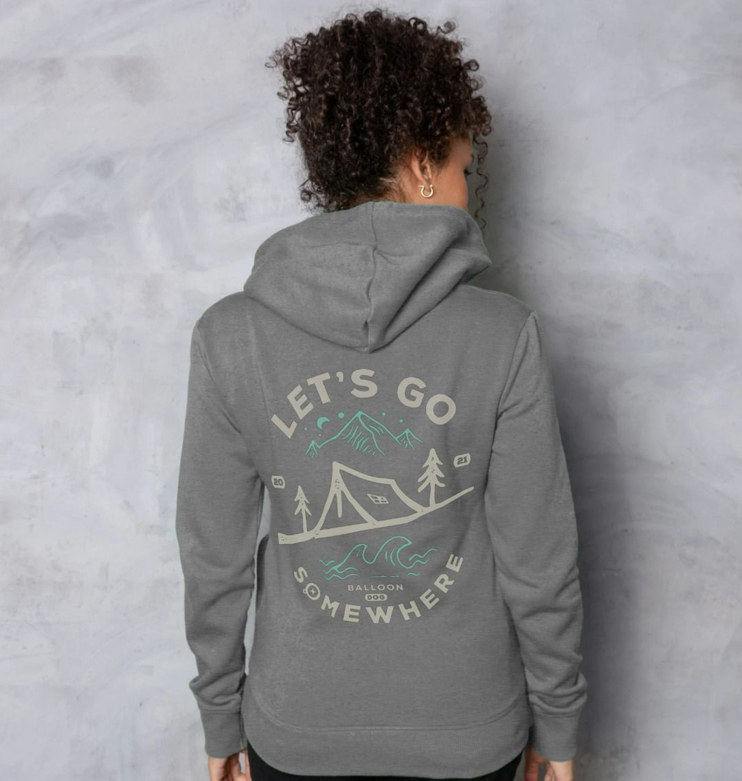 'Lets Go Somewhere' Pullover Hoodie