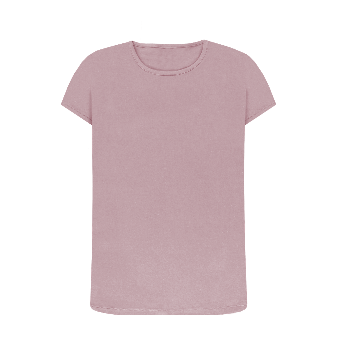 Mauve Printed T-shirt Front