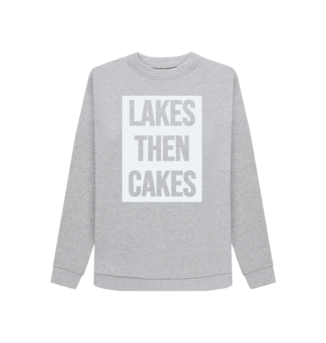 Light Heather Printed Sweater Front