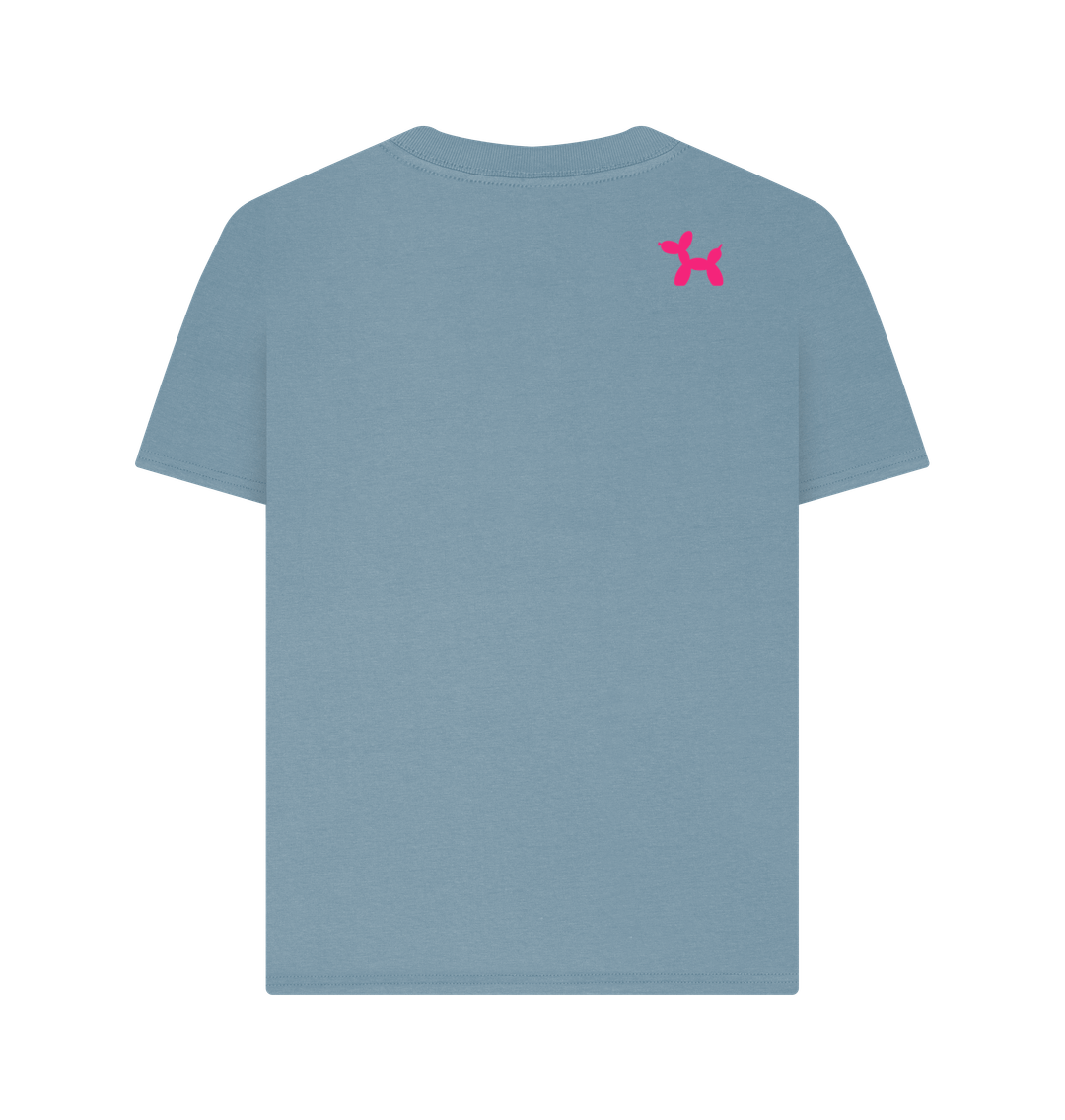 Original T-shirt With Back Print In Pink